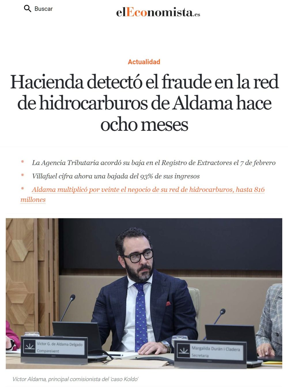 Hacienda desarticula una trama que defraudó 133 millones de euros con el IVA de hidrocarburos.