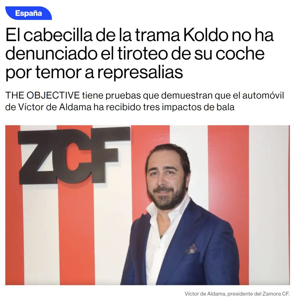 Parece que la pesoización final se está acercando a Víctor Aldama...