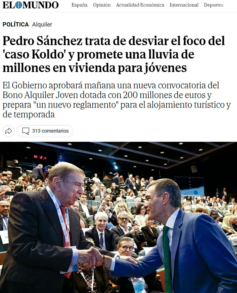 Anda, un buen titular. No abundan hoy en día.