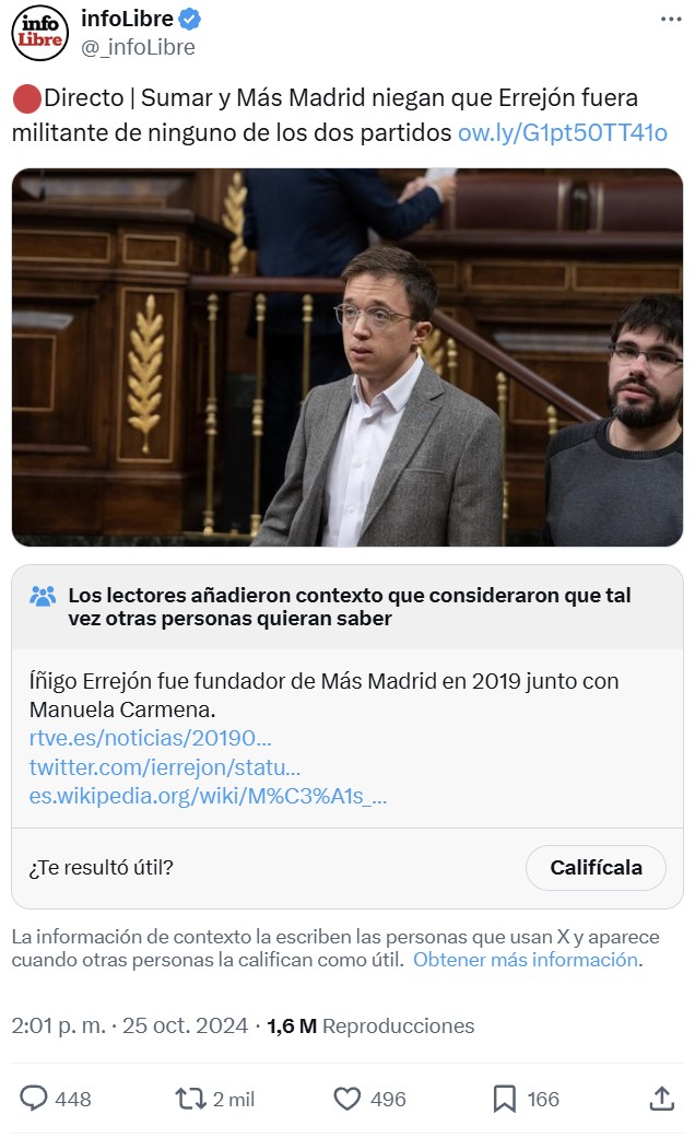 La gestión de crisis de Sumar es digna de estudio.