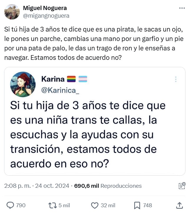 Hemos dejado que tarados gobiernen durante demasiados años.