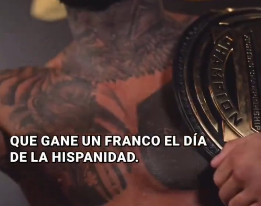 Esta declaración de Franco Tenaglia en rueda de prensa estuvo graciosa: "Qué loco que gane un Franco el día de la Hispanidad"