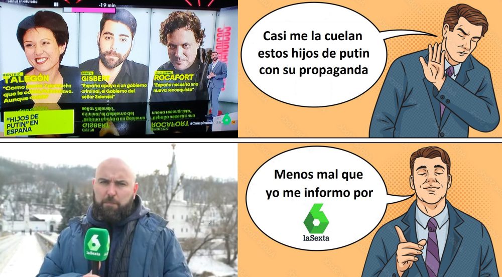 La Sexta hablando de "hijos de Putin".