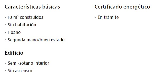 Maravilloso zulo de 10 metros cuadrados en Sol por el módico precio de 165.000 euros.