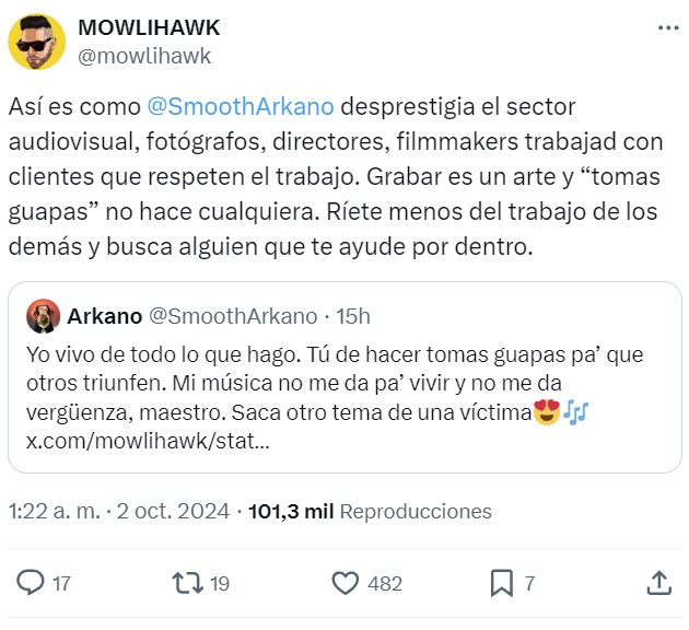Arkano necesita más aplausitos.