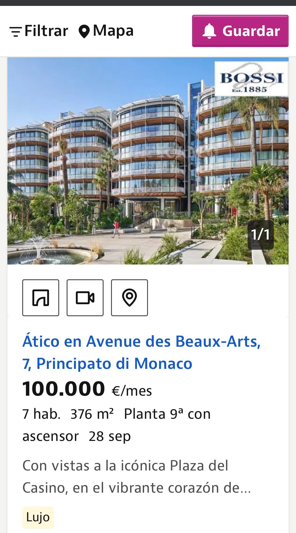 Por poquito más de lo que cuesta el alquiler de un piso de 50m2 en Madrid, tienes...