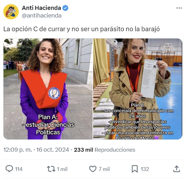 El plan C era trabajar.