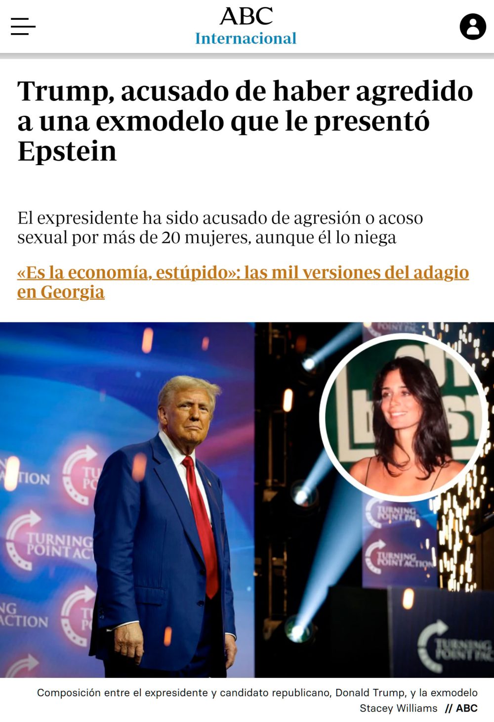 Pirueta de última hora para asociar a Trump con Epstein y embarrar todo a 12 días de las elecciones.
