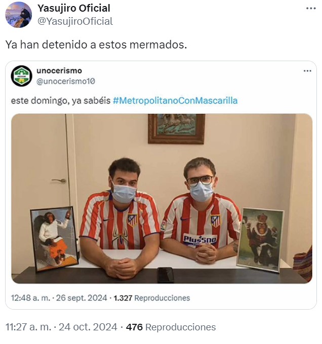 Detienen a 4 personas por una "campaña en redes" para insuItar a Victimicius.