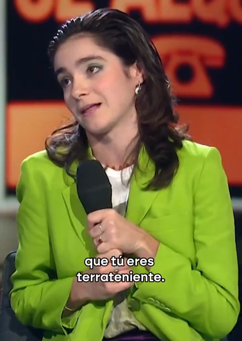 El Intermedio ficha a una mujer con problemas de movilidad y el primer día ya le pide que le suba el sueldo y "le tira la caña" por ser terrateniente.