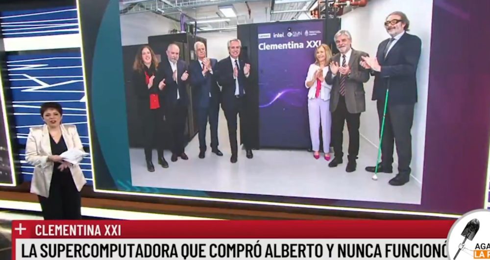 El anterior gobierno de Argentina compró un "superordenador" en 2021 que costó 7 millones de dólares y nunca llegó a funcionar porque... no hicieron bien la instalación eléctrica.