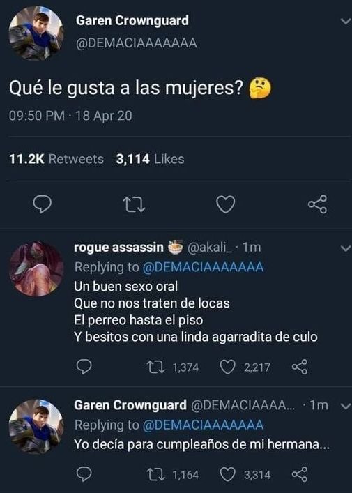 ¿Qué le gusta a las mujeres?
