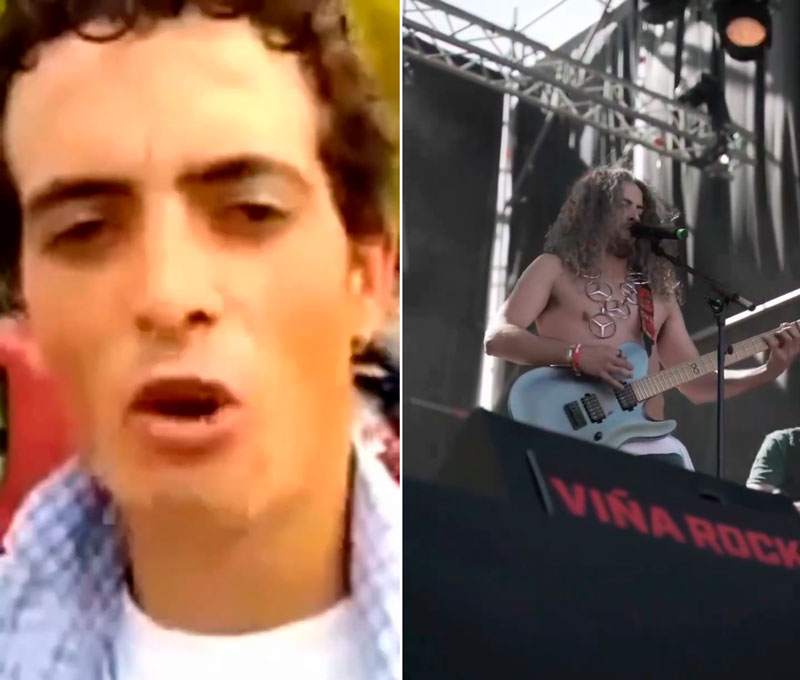 El Chuky de Cieza usa a su yo del pasado para hacer promo de su grupo.