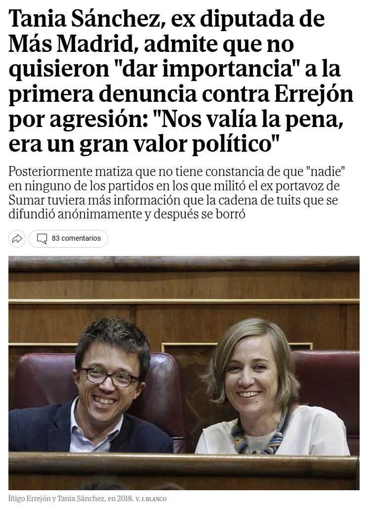 Otra prueba más de que el feminismo ha sido única y exclusivamente una herramienta política.