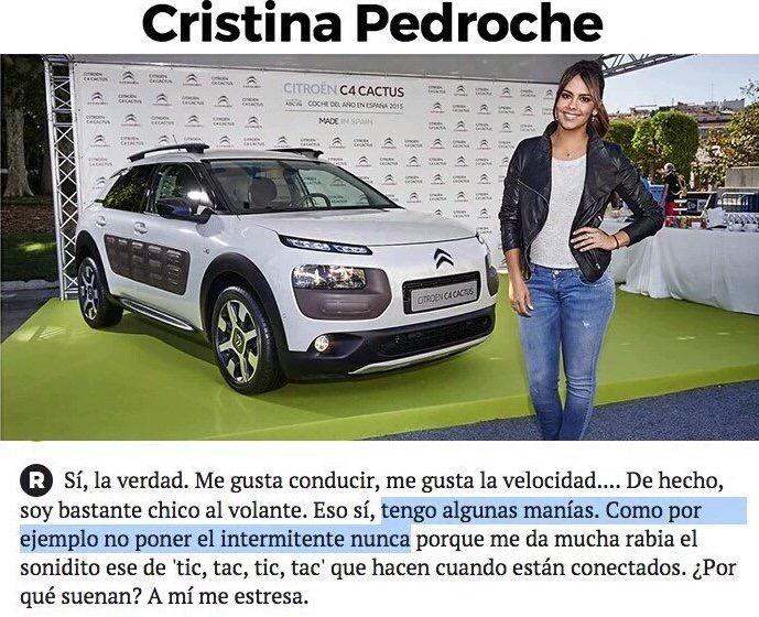 Cristina Pedroche necesita un BMW.