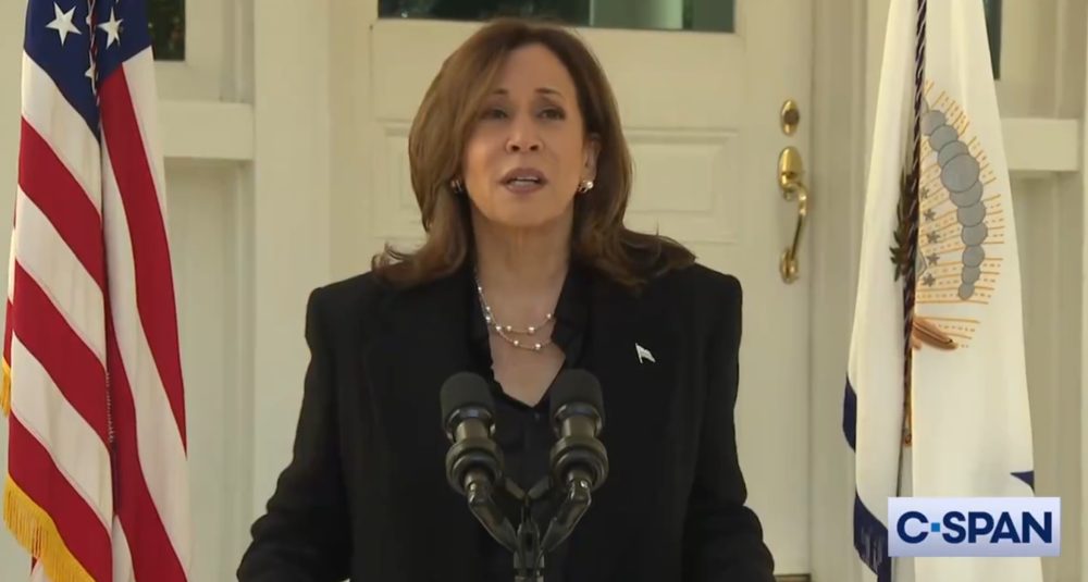 Kamala Harris: "Trump invocaría a AdoIf HitIer, el hombre responsable de la muerte de seis millones de judíos".