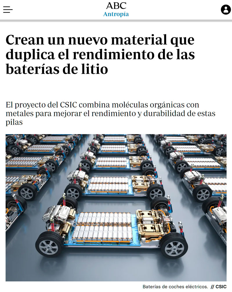 La enésima noticia de algo que revoluciona las baterías (pero luego no paza na)