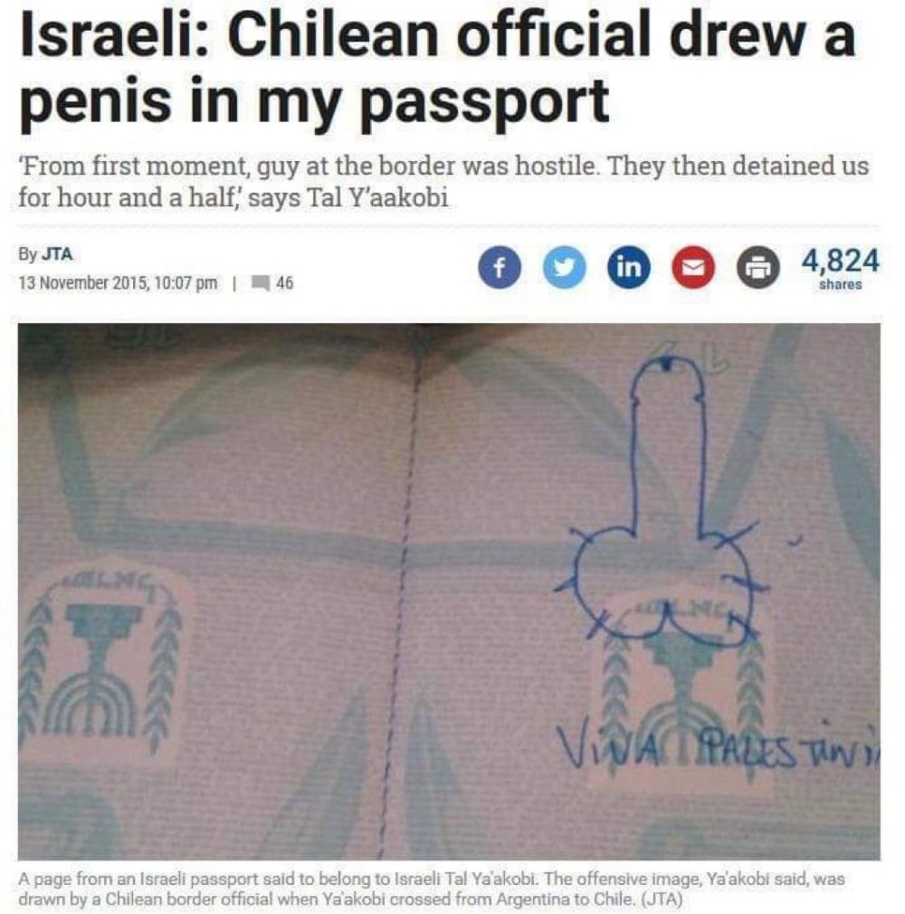 Never forget: "El de la aduana me ha firmado con un rabo en mi pasaporte"