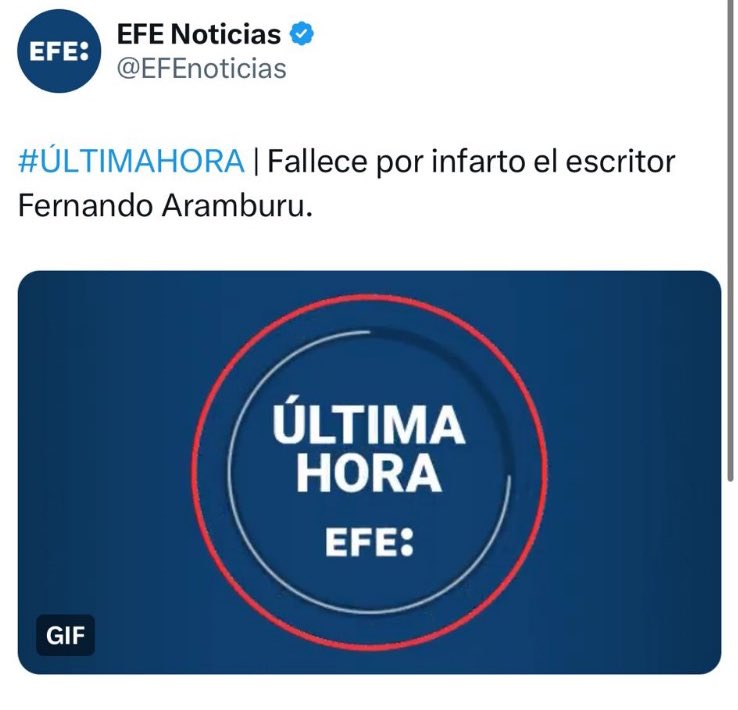 La agencia de noticias estatal EFE vuelve a compartir una información falsa.