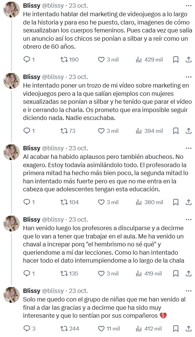 Una feminista intenta dar una charla LGTBI+-10 en un colegio y sale regular.