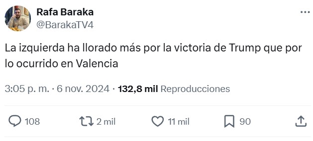 Para Irene Montero la victoria de Trump es "barbarie".