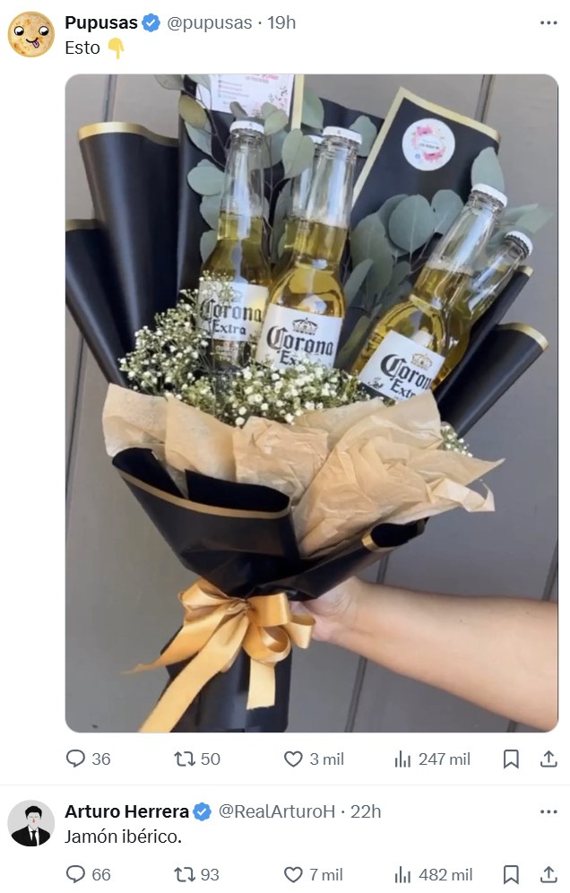 ¿Cuál es el equivalente para un hombre de regalarle flores a una mujer?