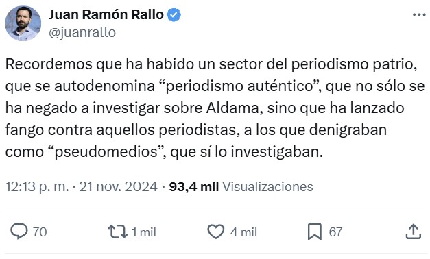 La escolta de Aldama cada vez que tenga que salir de prisión a declarar.
