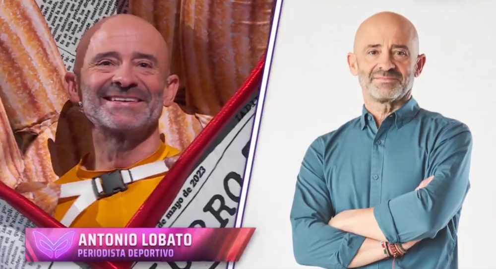 Antonio Lobato Porras disfrazado de su segundo apellido cantando en "Tu Cara Me Suena".