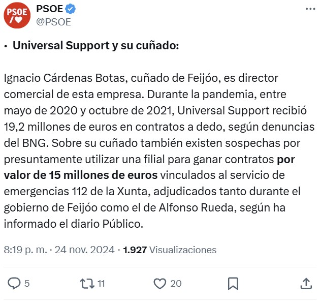 El PSOE, en plena crisis por corrupción, entra en pánico y recurre al "y tú más" contra el PP.