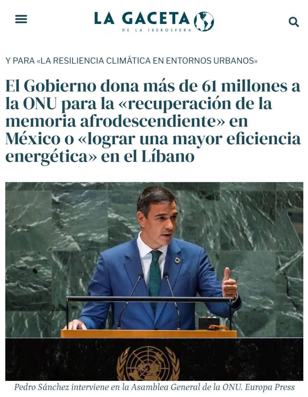 Sanidad y educación.