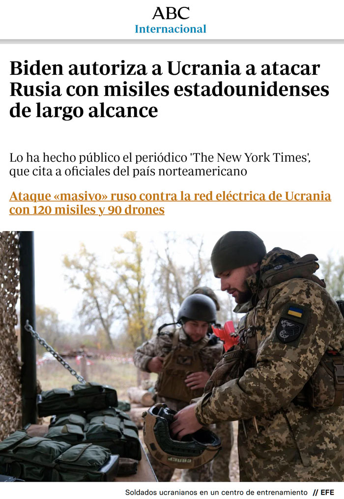 El presidente interino de EEUU avanza en la escalada bélica.