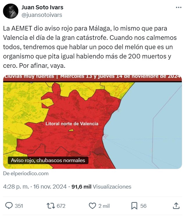 Quizás habría que crear alertas por encima del color rojo... Porque el rojo ya no asusta de tanto usarlo.