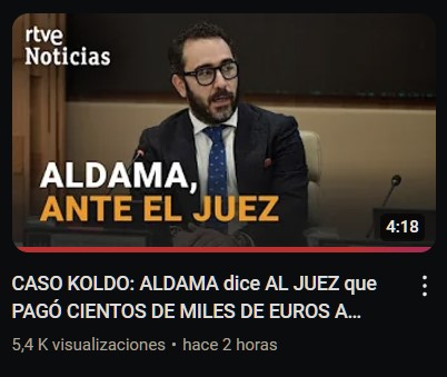La escolta de Aldama cada vez que tenga que salir de prisión a declarar.