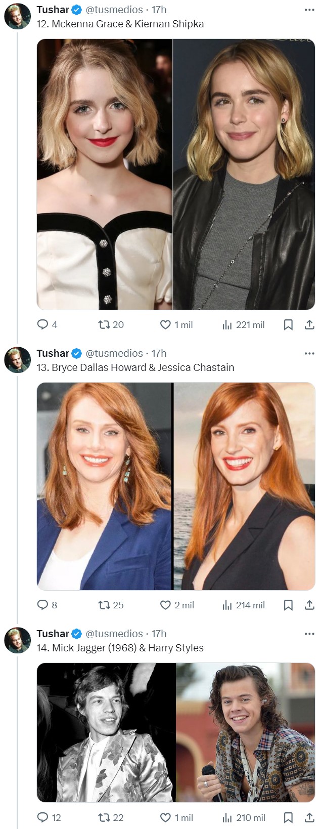 Actores con los que la naturaleza recicló ADN.