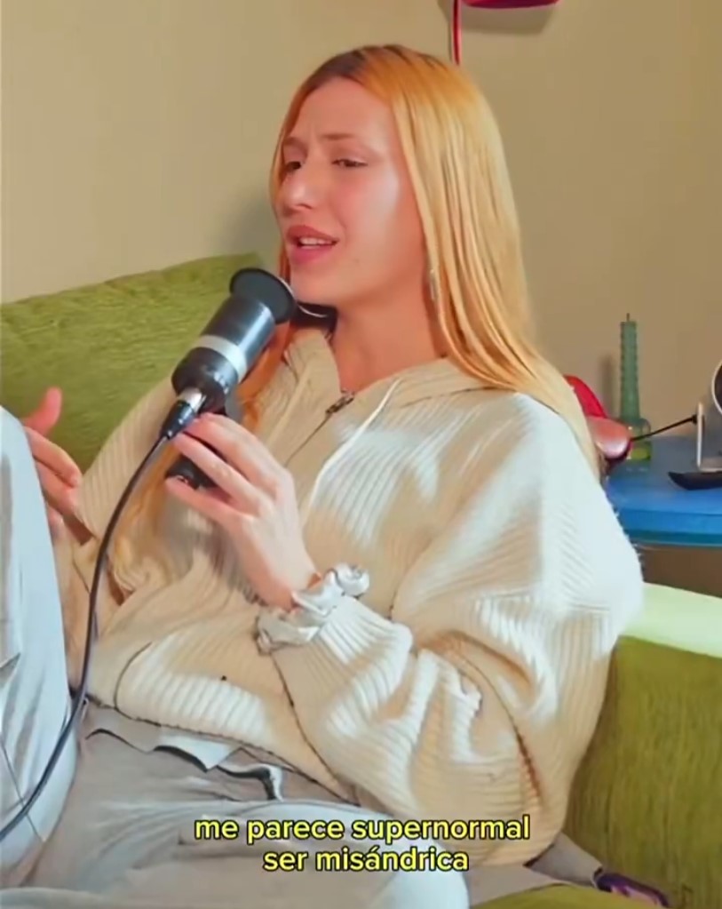 "A mí me parece super normal ser misándrica".
