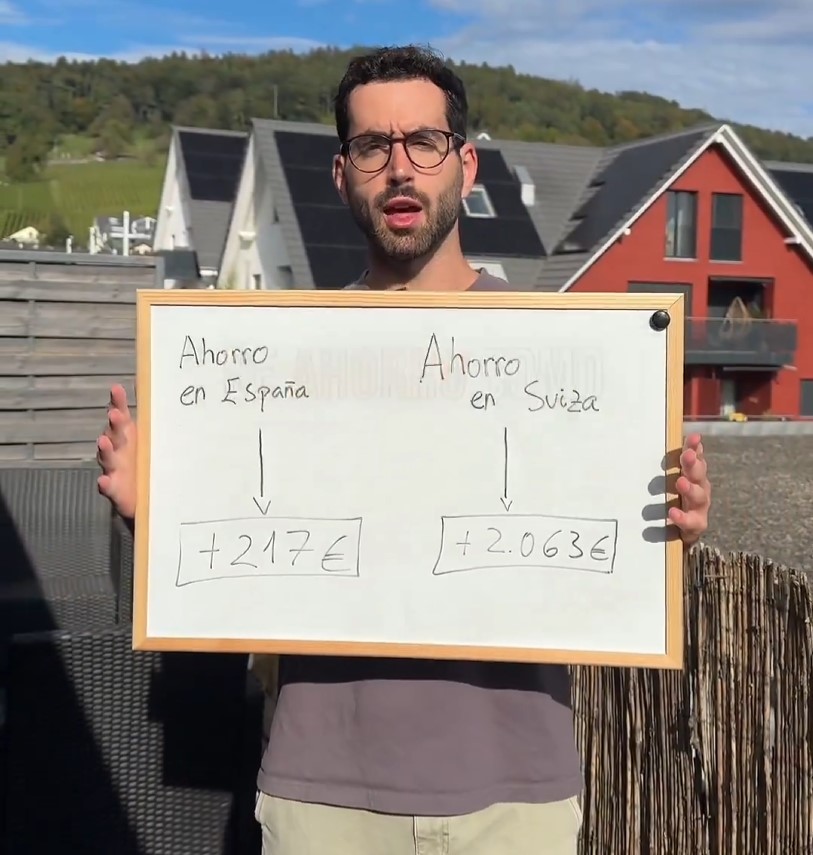 Un profesional sanitario español asegura que ahorra hasta casi diez veces más trabajando en Suiza.