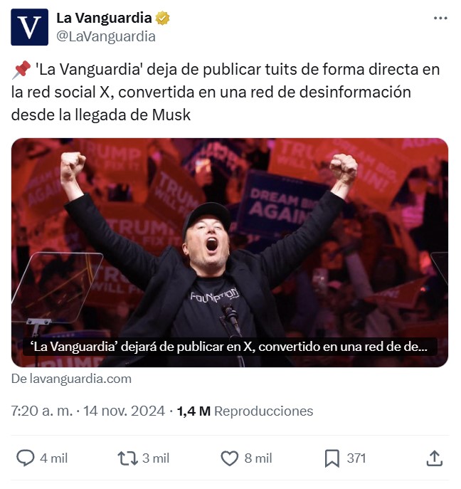 Después de que se haya acabado con una década de censura corporativa y se hayan incorporado las notas de la comunidad (una auténtica revolución), Antón Losada se va de la única red social en la que hay algo de libertad.
