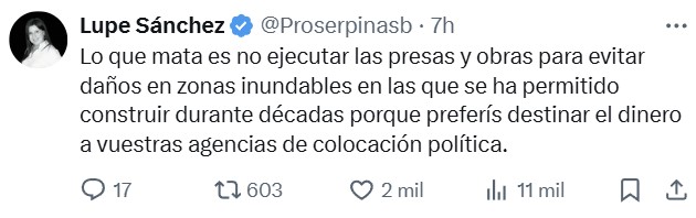 Sánchez en la COP29 sobre la DANA de Valencia: "Más de 220 personas han perdido su vida en mi país, y ellas son la razón por la que estoy aquí. El cambio climático mata".
