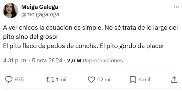 El largo no es lo más importante.
