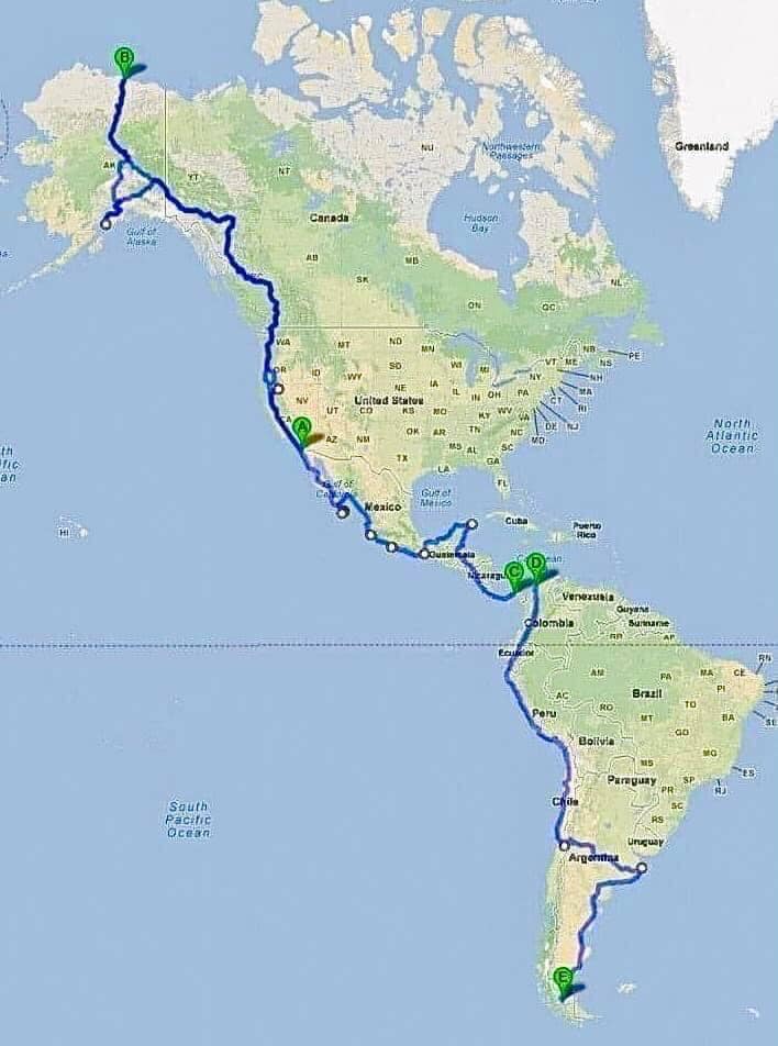 La carretera más larga del mundo: la Autopista Pan-Americana.