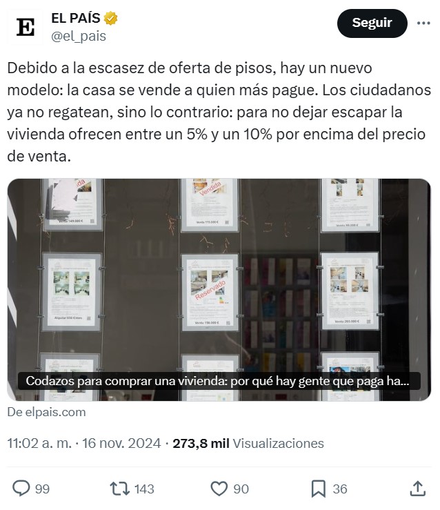 Hay tanta escasez de vivienda que el mercado se ha convertido en una puja.