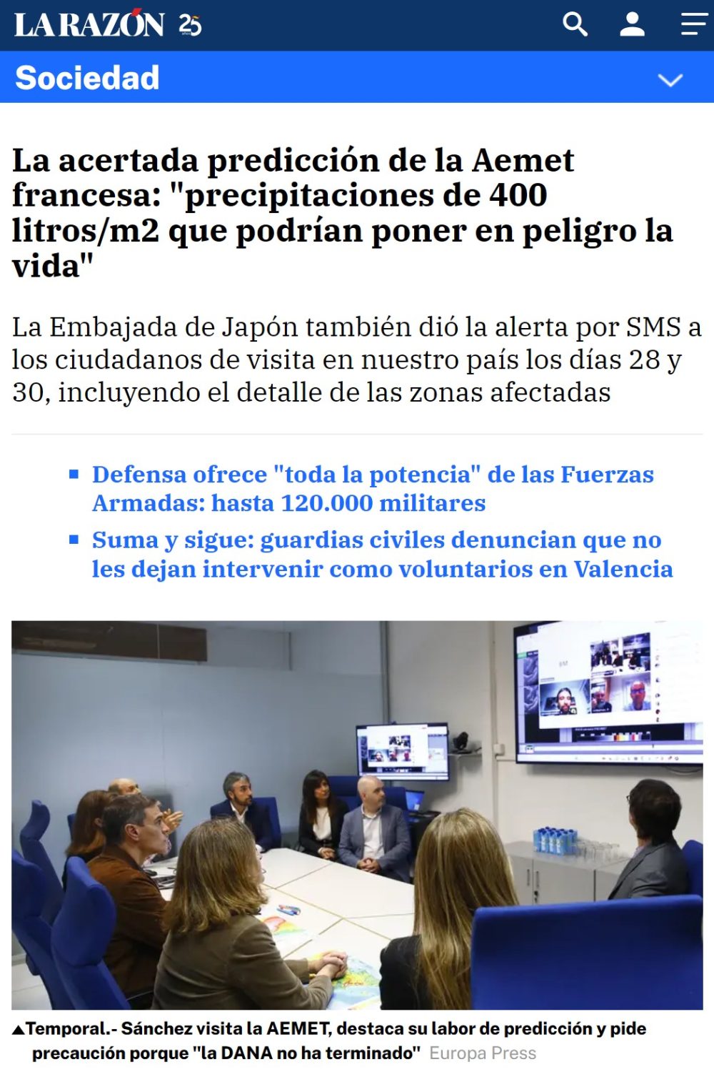 Inundaciones en el este de España: muertes evitables (Francia)