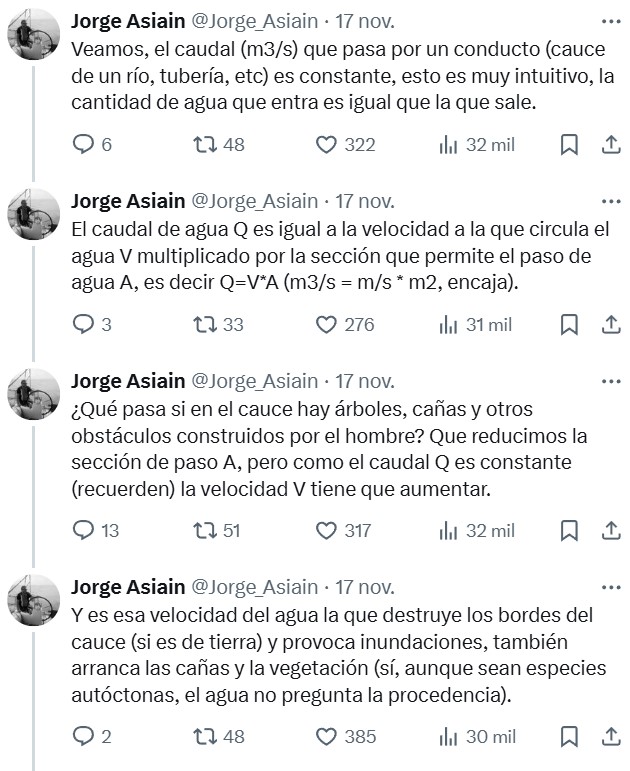 "Si hubiesen limpiado los cauces de los ríos, el impacto de la DANA habría sido menor". Para el PSOE esta frase es un "BULO".