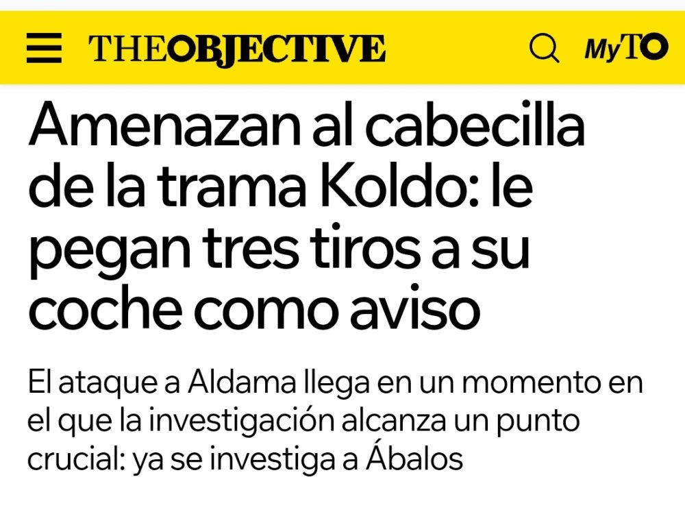 La escolta de Aldama cada vez que tenga que salir de prisión a declarar.