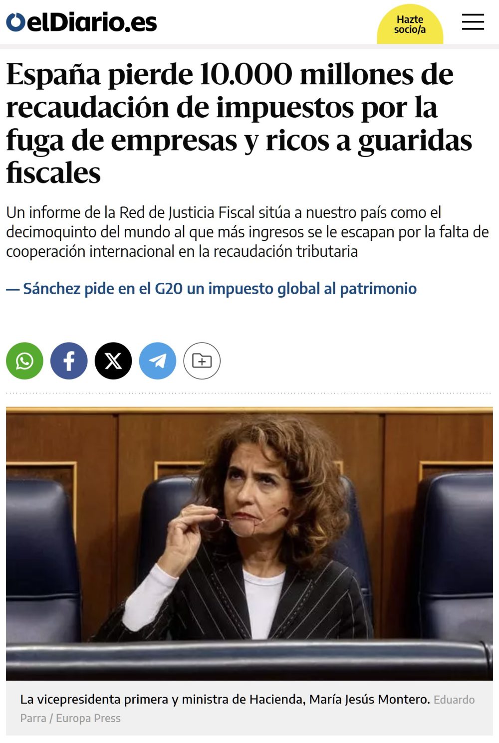 Dos noticias se leen mejor juntas...