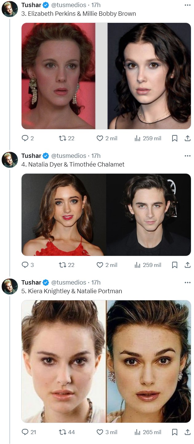 Actores con los que la naturaleza recicló ADN.