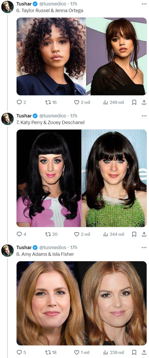 Actores con los que la naturaleza recicló ADN.