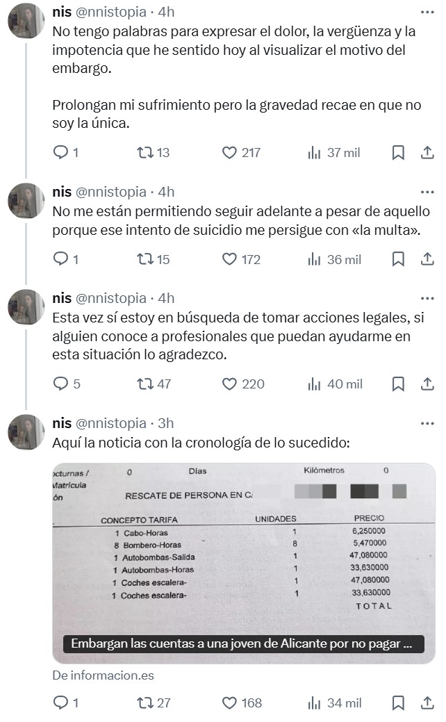 Embargan la cuenta bancaria a una chica por tasas de bomberos tras intentar suіcіdarse en 2022.