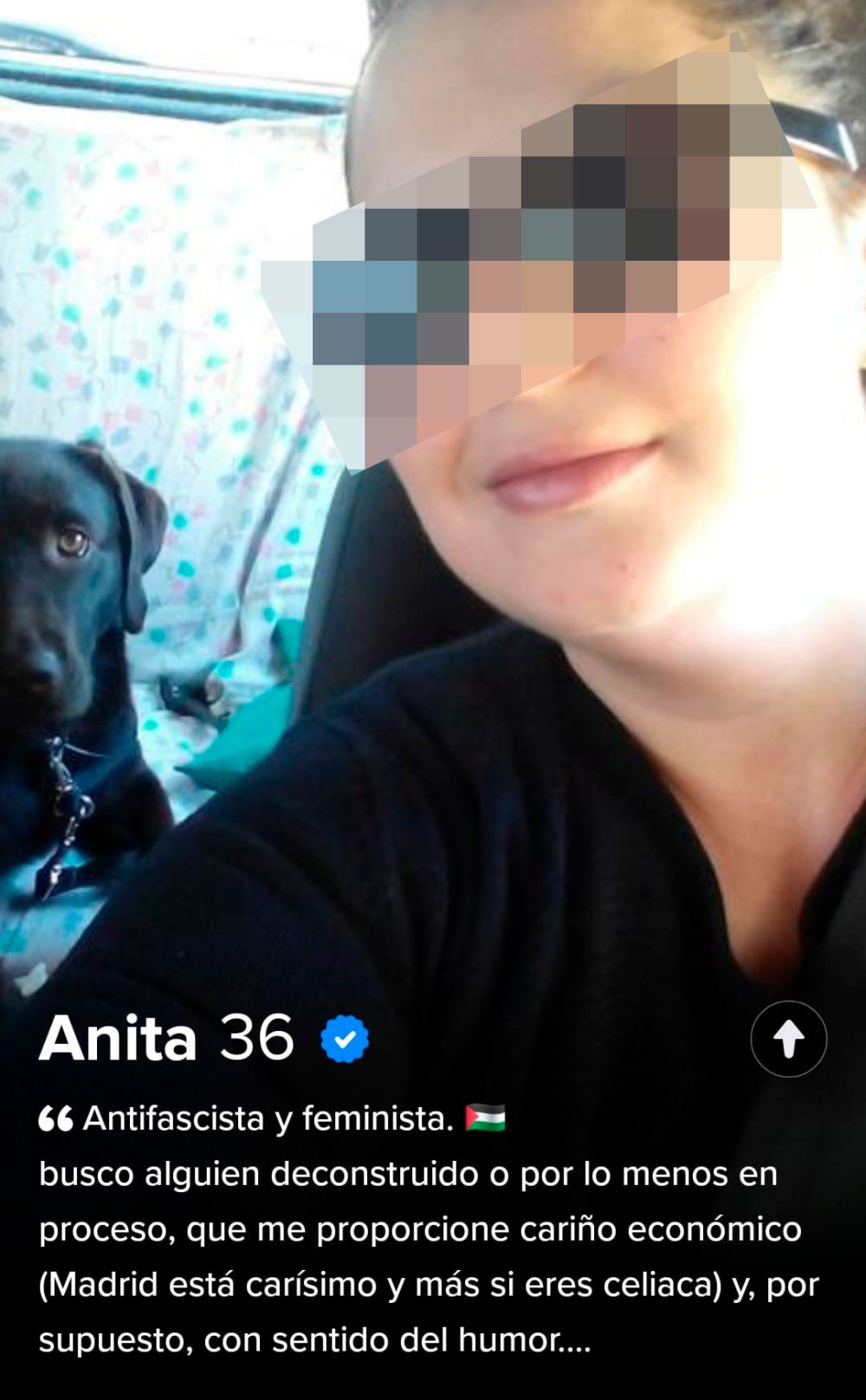 "Busco a alguien que me proporcione cariño económico"