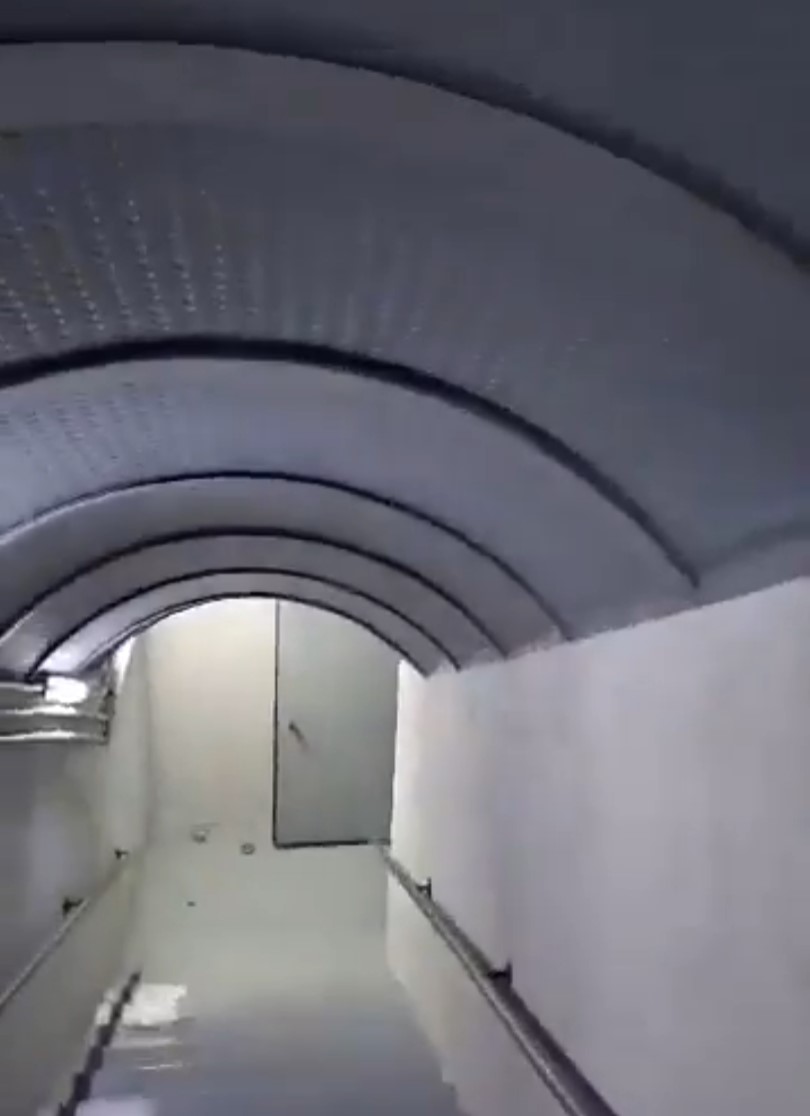 Este es el búnker subterráneo que tenía en su casa Maher Assad, hermano menor del dictador Bashar.